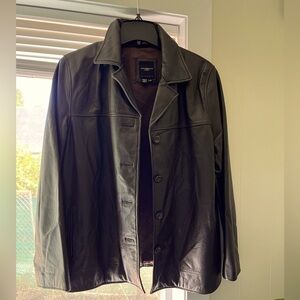Dark Brown Leather Jacket